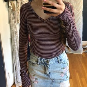 Holliser striped long sleeve